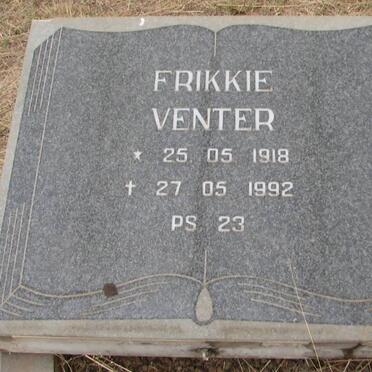 VENTER Frikkie 1918-1992