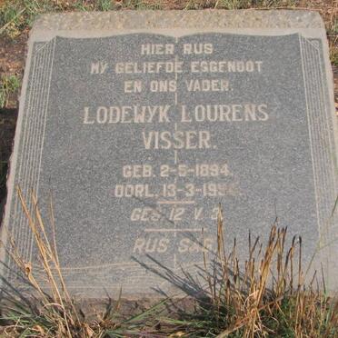 VISSER Lodewyk Lourens 1894-1954