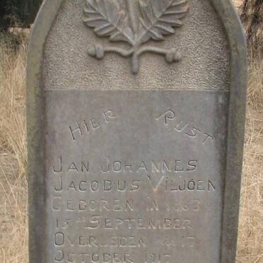 VILJOEN Jan Johannes Jacobus 1883-1917