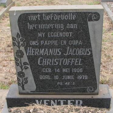 VENTER Hermanus Christoffel 1906-1978