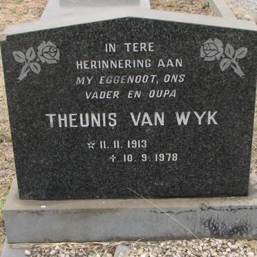 WYK Theunis, van 1913-1978