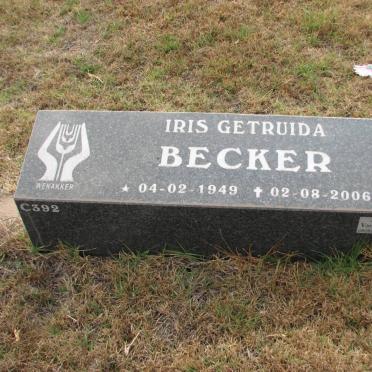 BECKER Iris Gertruida 1949-2006