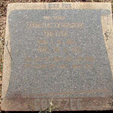 COETZEE Cornelis Gerhardus 1914-1960
