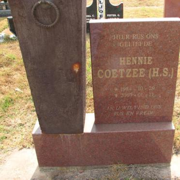 COETZEE H.S. 1954-2007