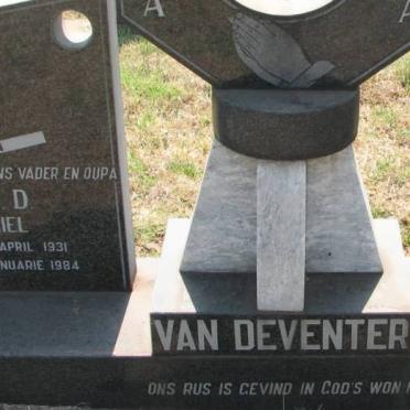 DEVENTER M.D., van 1931-1984 &amp; C.E. 1936-1983
