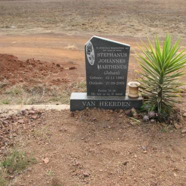 HEERDEN Stephanus Johannes Marthinus, van 1962-2009