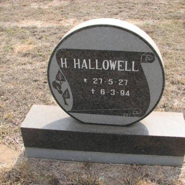 HALLOWELL H. 1927-1994