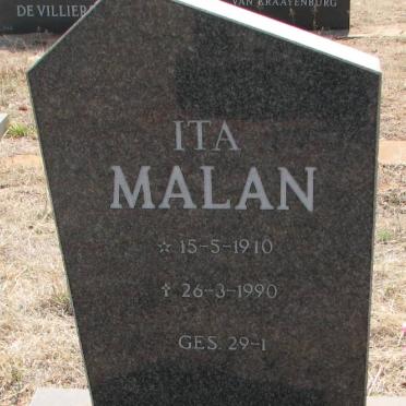 MALAN Ita 1910-1990