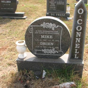 O'CONNELL Mike 1923-2004 &amp; Drien 1923-2008