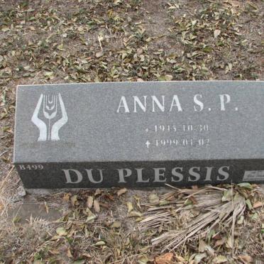 PLESSIS Anna S.P., du 1945-1999