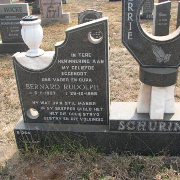 SCHURINK Bernard Rudolph 1937-1996