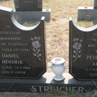 STREICHER Daniel Hendrik 1928-1984 &amp; Petronella Alettha 1928-