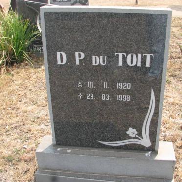 TOIT D.P., du 1920-1998