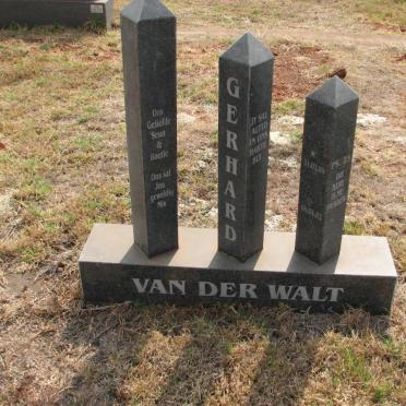 WALT Gerhard, van der 1984-2002