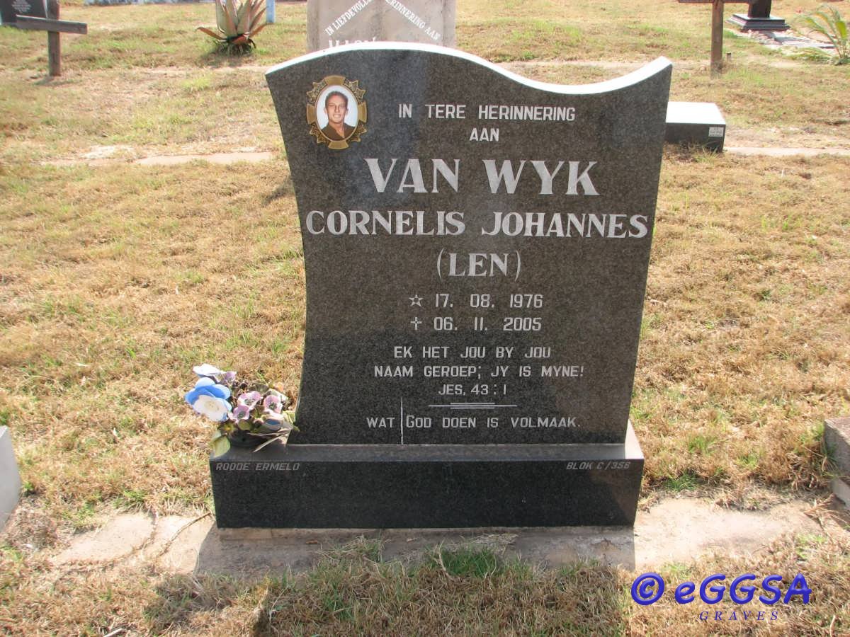 WYK Cornelis Johannes, van 1976-2005