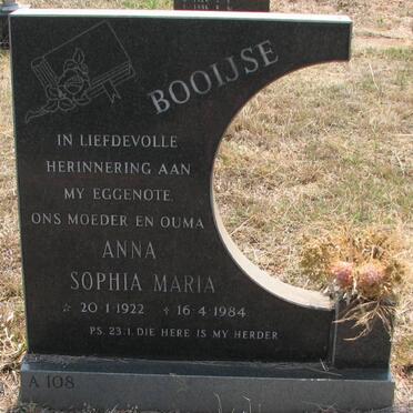 BOOIJSE Anna Sophia Maria 1922-1984