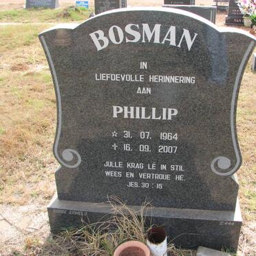 BOSMAN Phillip 1964-2007