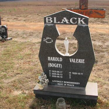 BLACK Harold 1925-2009 &amp; Valerie 1928-