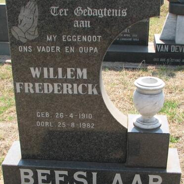 BEESLAAR Willem Frederick 1910-1982