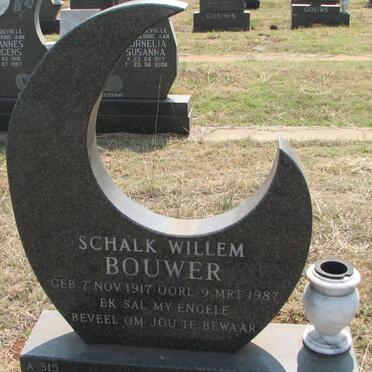BOUWER Schalk Willem 1917-1987