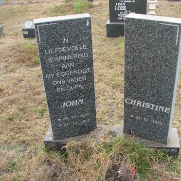 BEER John, de 1927-2002 &amp; Christine 1935-