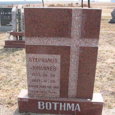 BOTHMA Stephanus Johannes 1937-1997