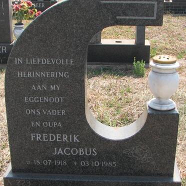 BOTHA Frederik Jacobus 1918-1985