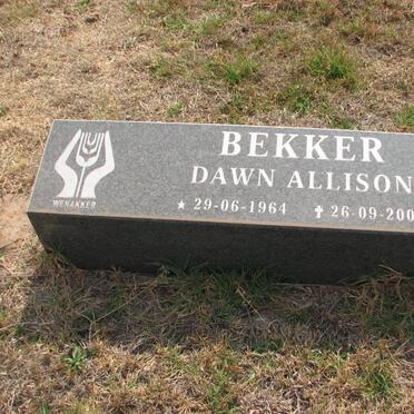 BEKKER Dawn Allison 1964-2007