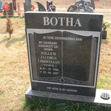 BOTHA Willem Jacobus Christiaan 1965-2007