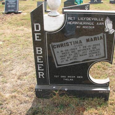 BEER Christina Maria, de 1944-2002