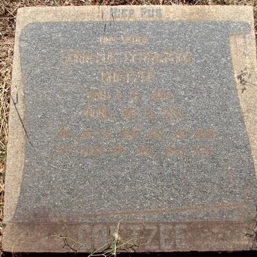 COETZEE Cornelis Gerhardus 1914-1960