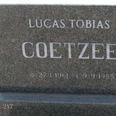 COETZEE Lucas Tobias 1961-1985
