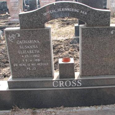 CROSS Catharina Susanna Elizabeth 1962-1991