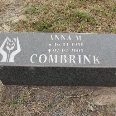 COMBRINK Anna M. 1950-2003