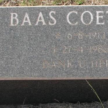 COETSER Baas 191?-1988