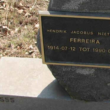 FERREIRA Hendrik Jacobus Neethling 1914-1990