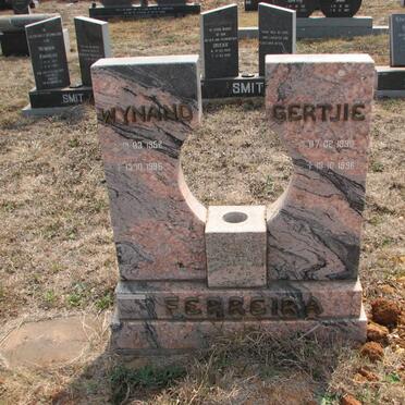 FERREIRA Wynand 1952-1996 :: FERREIRA Gertjie 1990-1996