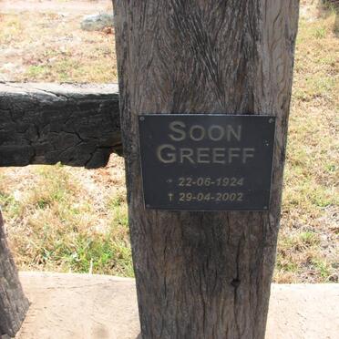 GREEFF Soon 1924-2002