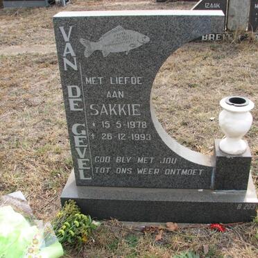 GEVEL Sakkie, van de 1978-1993