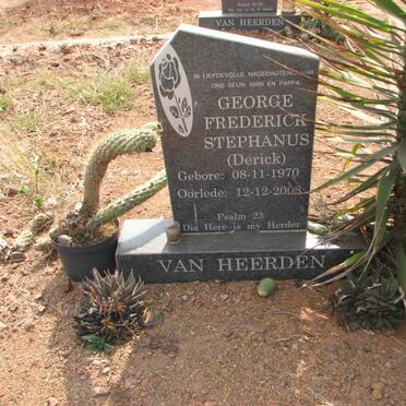 HEERDEN George Frederick Stephanus, van 1970-2008
