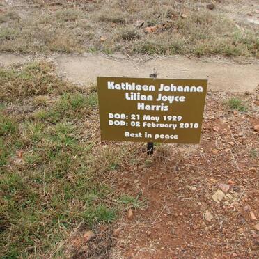 HARRIS Kathleen Johanna Lilian Joyce 1929-2010