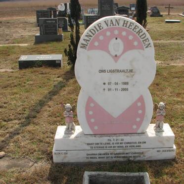 HEERDEN Mandie, van 1989-2005