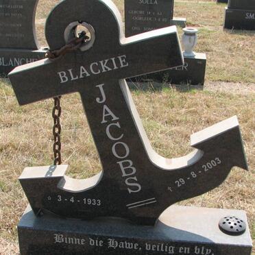JACOBS Blackie 1933-2003