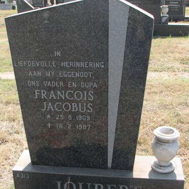JOUBERT Francois Jacobus 1909-1987