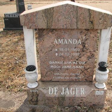JAGER Amanda, de 1950-1998