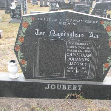 JOUBERT Christiaan Johannes Jacobus 1917-1992