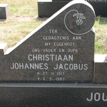 JOUBERT Christiaan Johannes Jacobus 1917-1987