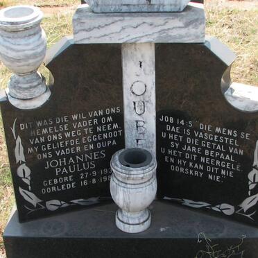 JOUBERT Johannes Paulus 193?-198?