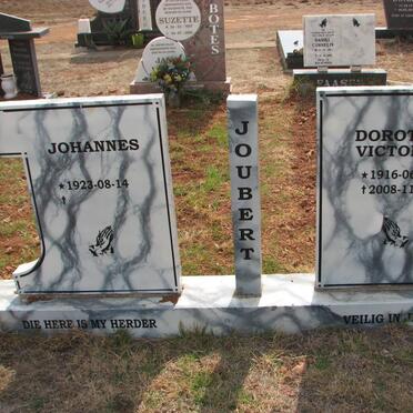 JOUBERT Johannes 1923- &amp; Dorothy Victoria 1916-2008