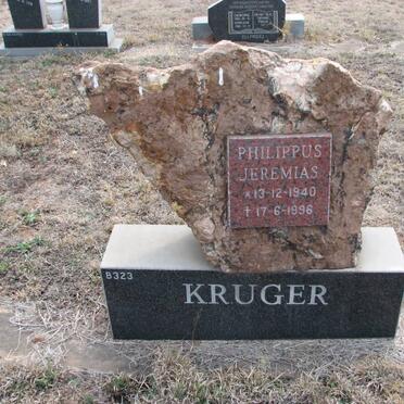 KRUGER Philippus Jeremias 1940-1996